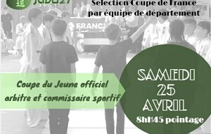 Coupe du Jeune officiel arbitre et commissaire sportif - Pîtres (27)