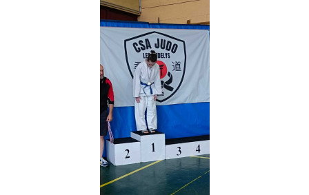 Samedi 17 mai 2025.
Tournoi des ceintures de couleur aux Andelys (27).
Jade BEAULANT 1ère (seule à se présenter)